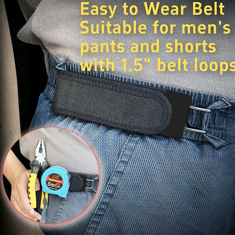 🔥 No-Buckle Elastic Belt | 2026 Upgrade Trial 50% OFF | Unisex Stretch Waistband for Ultimate Comfort | Seamless Fit for Jeans, Pants & Workwear 🚀✨
