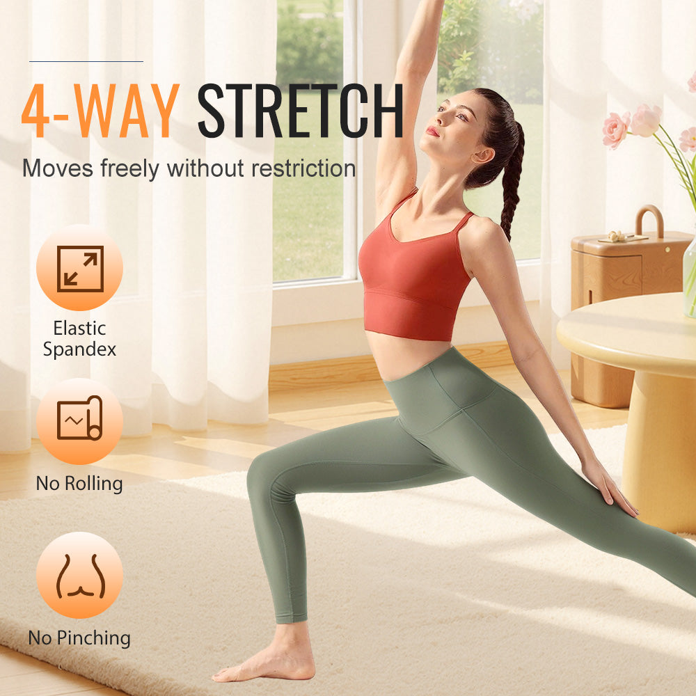 📢50%  OFF !! ⏰Quick-Dry High-Stretch Yoga Leggings