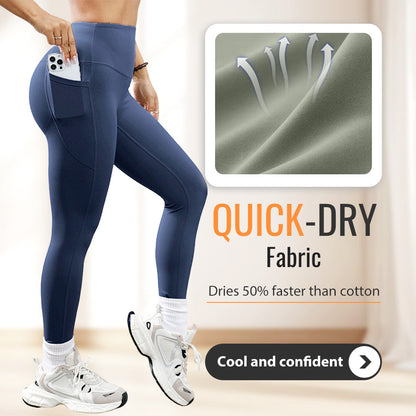 📢50%  OFF !! ⏰Quick-Dry High-Stretch Yoga Leggings