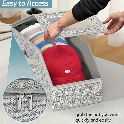 📢📢50%  OFF !! ⏰🌟Stackable storage boxes for baseball caps