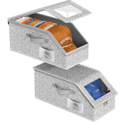📢📢50%  OFF !! ⏰🌟Stackable storage boxes for baseball caps