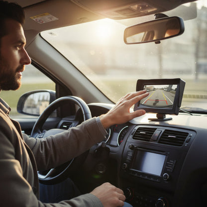 🥳2026 HOT SALE🥳💞50K+ SOLD!🚗🔌 Park with Confidence & Clarity! 4.3" HD Car Display with Auto Reverse Camera – 50% OFF! ⚡📹