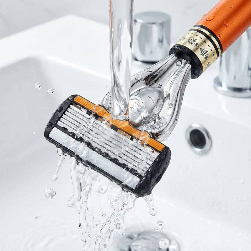 🪒 Multi-Blade Razor Handle & Refill Set