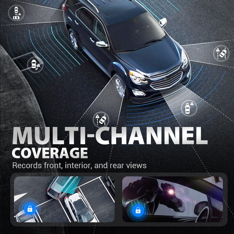 📢📢50% OFF! 4-Channel Dash Cam with WiFi & Night Vision – Front, Cabin & Rear 1080P HD Recording for Total Driving Security! 🚗📹