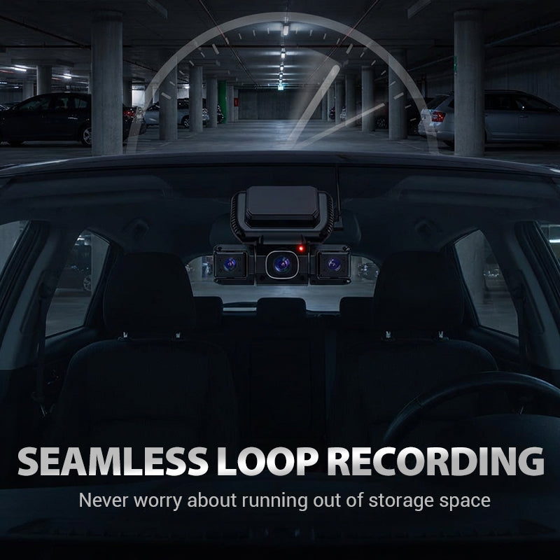 📢📢50% OFF! 4-Channel Dash Cam with WiFi & Night Vision – Front, Cabin & Rear 1080P HD Recording for Total Driving Security! 🚗📹