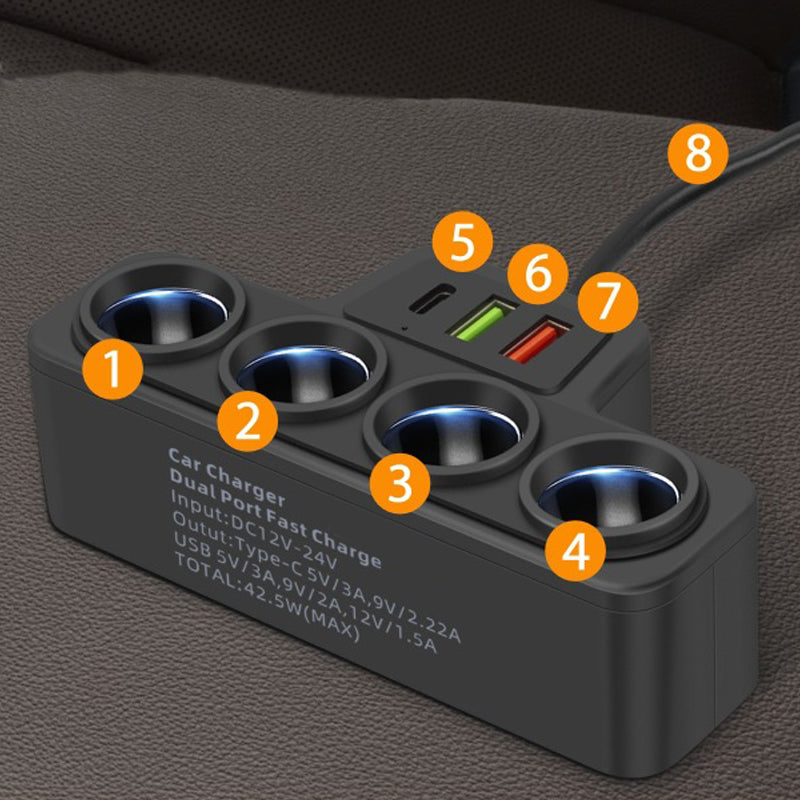 📢50% OFF NOW!!🔥7-in-1 Cigarette Lighter Adapter