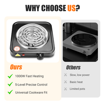 Multi-functional Cooking Electric Stove for Home Use