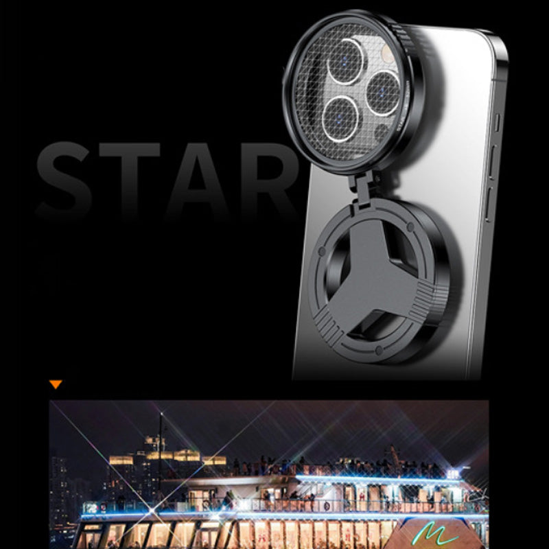 2-in-1 Magnetic CPL & Star Filter Lens