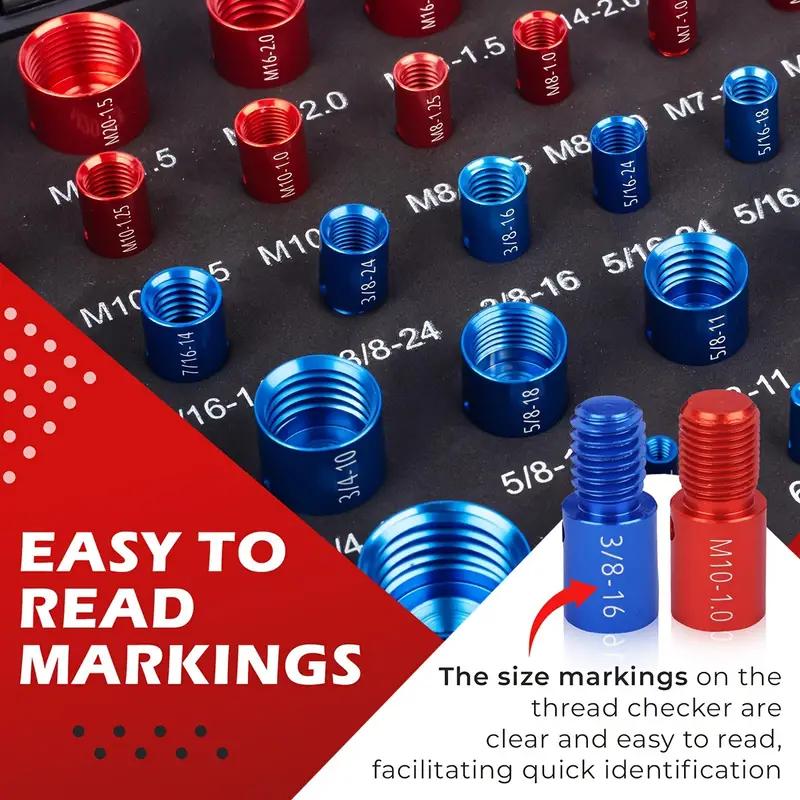 💐50% OFF ! Pro Thread Gauge Kit – Precise Inspection of Fasteners ⚙️🔍【Exceptional Price】