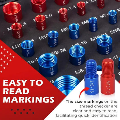 💐50% OFF ! Pro Thread Gauge Kit – Precise Inspection of Fasteners ⚙️🔍【Exceptional Price】