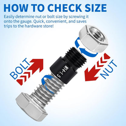 💐50% OFF ! Pro Thread Gauge Kit – Precise Inspection of Fasteners ⚙️🔍【Exceptional Price】
