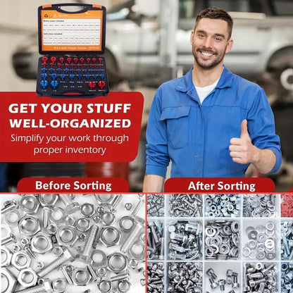 💐50% OFF ! Pro Thread Gauge Kit – Precise Inspection of Fasteners ⚙️🔍【Exceptional Price】