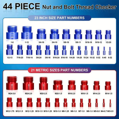 💐50% OFF ! Pro Thread Gauge Kit – Precise Inspection of Fasteners ⚙️🔍【Exceptional Price】
