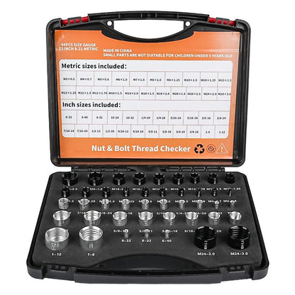 💐50% OFF ! Pro Thread Gauge Kit – Precise Inspection of Fasteners ⚙️🔍【Exceptional Price】