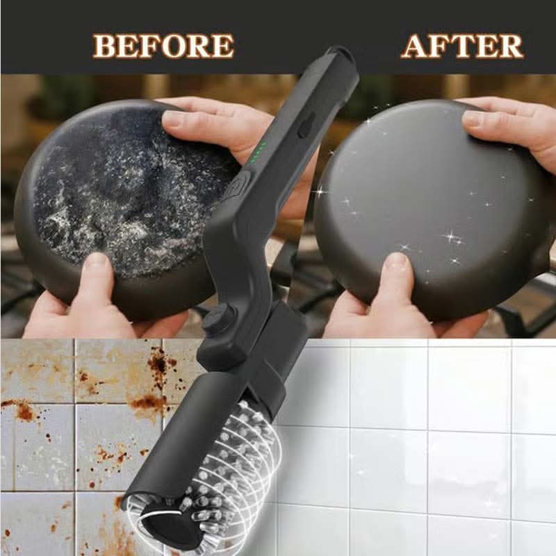 🔥50% OFF NOW! 🍖 Cordless Electric BBQ Brush Cleaner – Deep Cleaning, Long Handle & Rechargeable 🔋