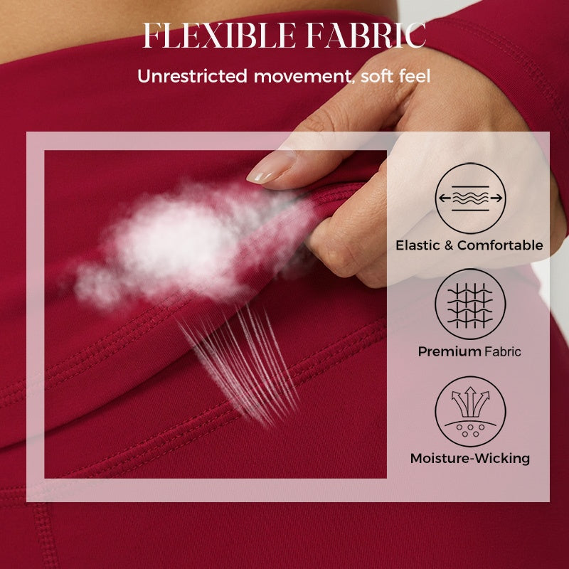 Women's Quick-Dry Top & Pants Workout Set