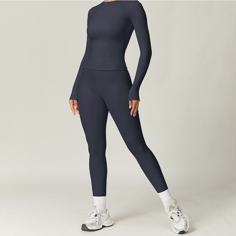 Women's Quick-Dry Top & Pants Workout Set