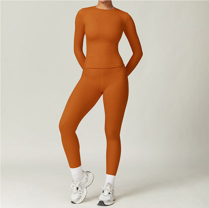 Women's Quick-Dry Top & Pants Workout Set