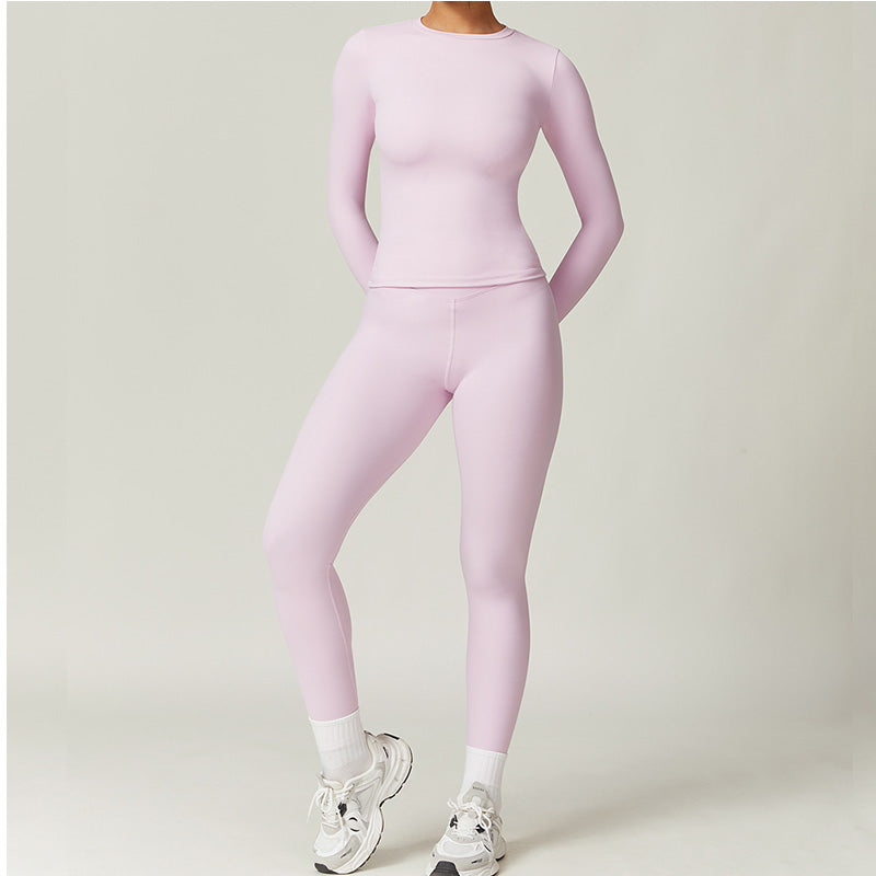 Women's Quick-Dry Top & Pants Workout Set