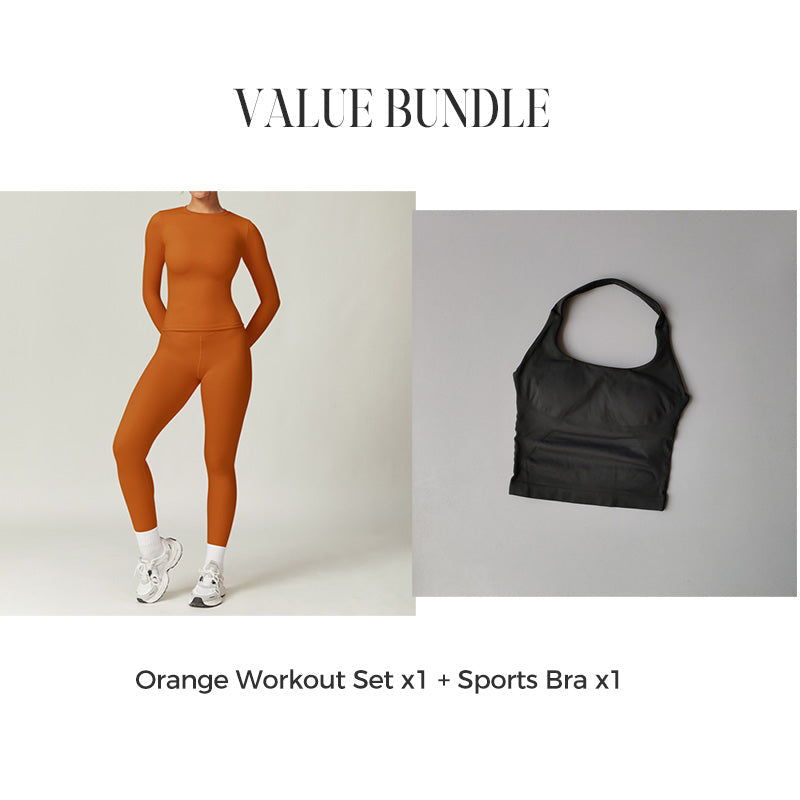 Women's Quick-Dry Top & Pants Workout Set