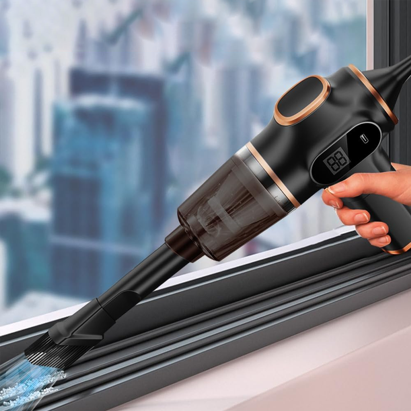 ✨ 4 in 1 High Power Cordless Car Vacuum Cleaner – Strong Suction, Long Battery Life & Versatile Attachments 🍃