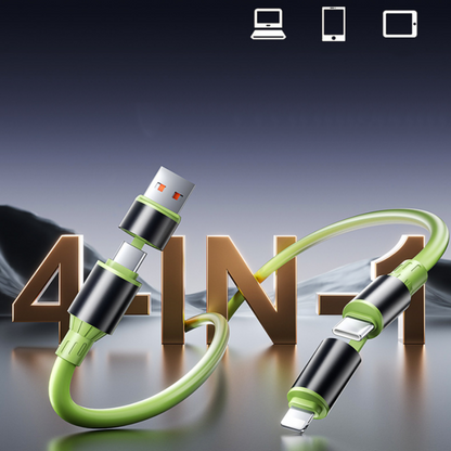 4-in-1 Universal 240W Fast-Charging Cable