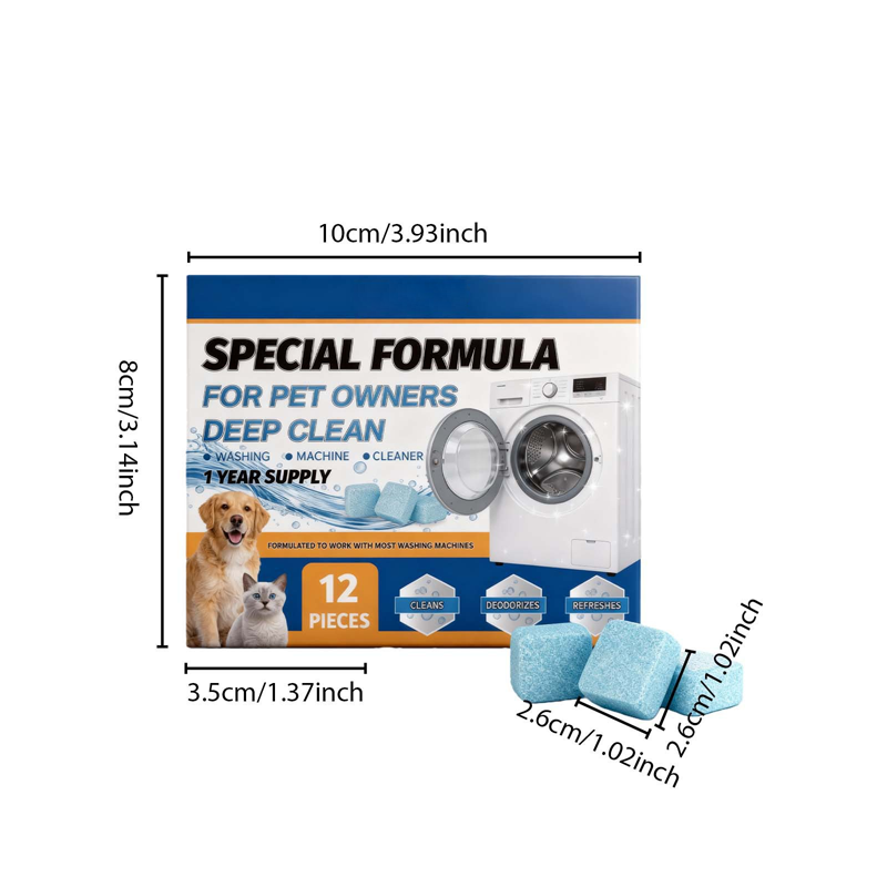 Pet Owner's Washing Machine Cleaner Tablets