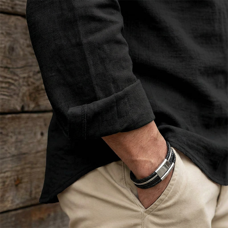 🧥Men's Casual Lace-Up Shirt – Smart in seconds! No-tie modern collar, soft breathable cotton. Effortless style for coffee dates or Sunday roasts. ☕👴