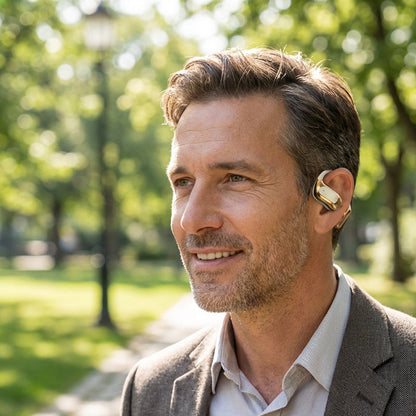 ⏳Limited time offer!🎧 Open-ear headphones with 72-hour battery life, secure fit for workouts and commutes ✨