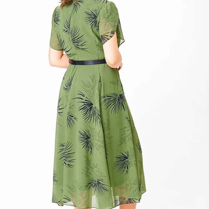 ✨ Women’s A-Line Midi Dress with Belt – Flattering Fit, Elegant & Comfortable for Any Occasion 👗💖