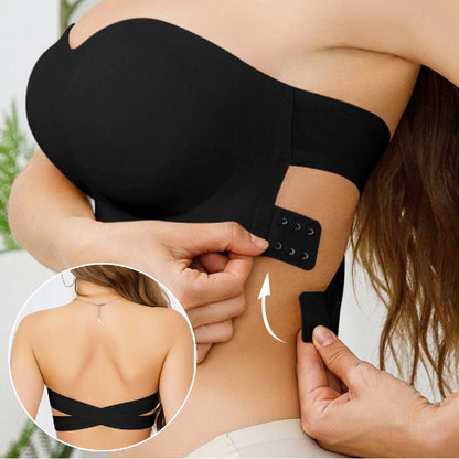 🔥While Supplies Last 50% OFF!🎉 Women's Strapless Wireless Bra with Side Closure