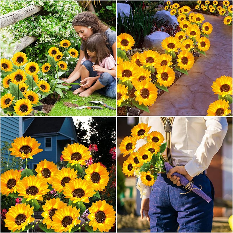 🌻 Realistic & Weatherproof | 2026 Hot Sale Solar Sunflower | IP65 Outdoor Decor ✨【50% OFF】