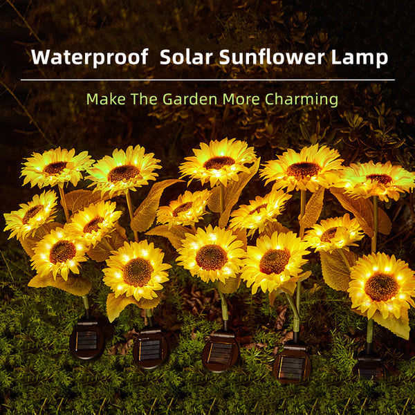 🌻 Realistic & Weatherproof | 2026 Hot Sale Solar Sunflower | IP65 Outdoor Decor ✨【50% OFF】