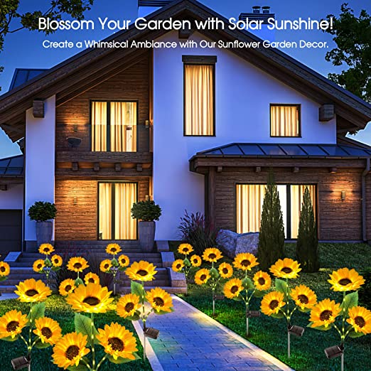 🌻 Realistic & Weatherproof | 2026 Hot Sale Solar Sunflower | IP65 Outdoor Decor ✨【50% OFF】
