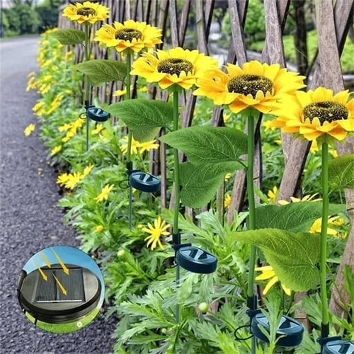 🌻 Realistic & Weatherproof | 2026 Hot Sale Solar Sunflower | IP65 Outdoor Decor ✨【50% OFF】