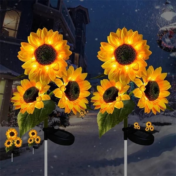 🌻 Realistic & Weatherproof | 2026 Hot Sale Solar Sunflower | IP65 Outdoor Decor ✨【50% OFF】