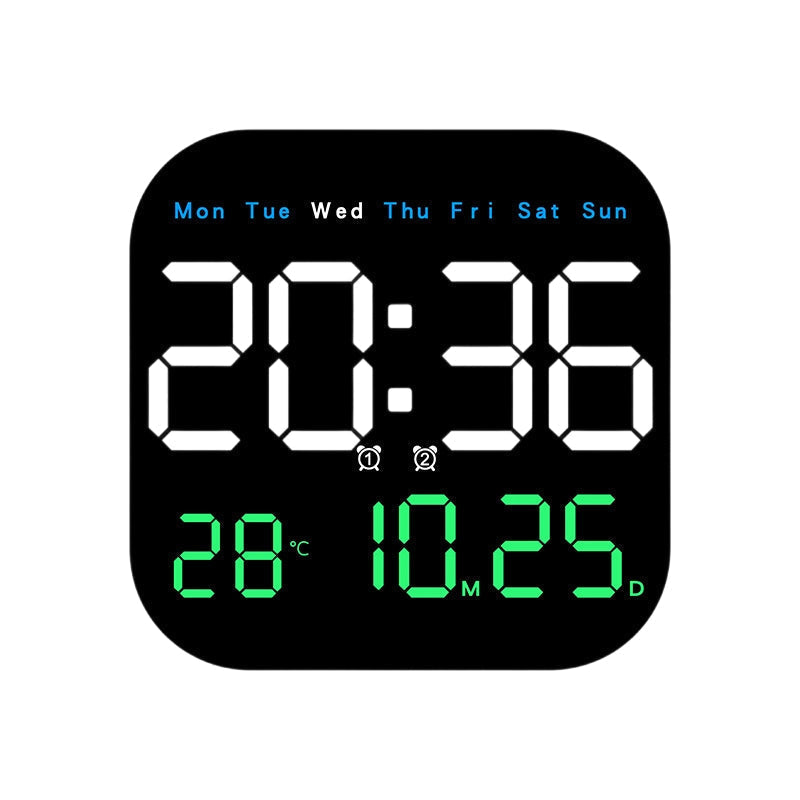 🥳2026 HOT SALE🥳💞50K+ SOLD!💥🕰️🛏️ 50% OFF! Home & Office Digital Clock – Gentle wake-up, no startling alarms! Adjustable brightness, quiet at night. Shows temperature too. A reliable companion for your daily routine. 🌙✨