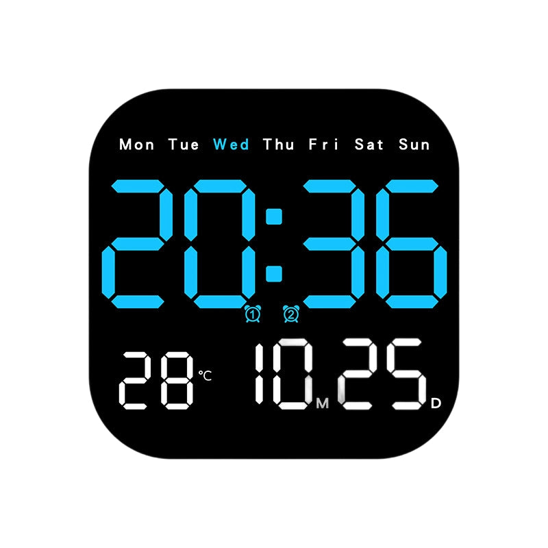 🥳2026 HOT SALE🥳💞50K+ SOLD!💥🕰️🛏️ 50% OFF! Home & Office Digital Clock – Gentle wake-up, no startling alarms! Adjustable brightness, quiet at night. Shows temperature too. A reliable companion for your daily routine. 🌙✨