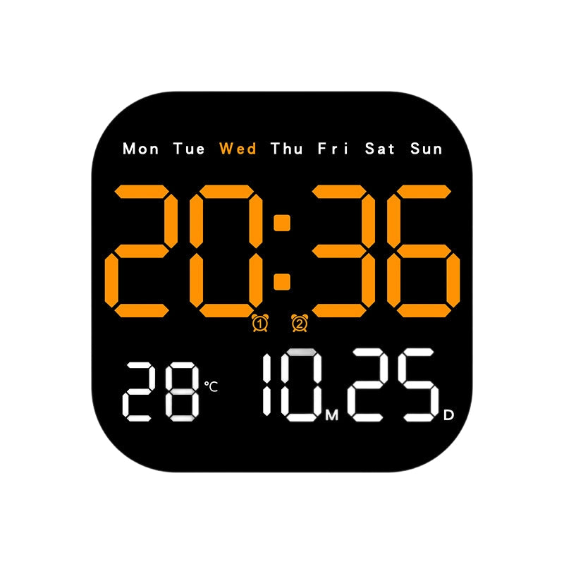 🥳2026 HOT SALE🥳💞50K+ SOLD!💥🕰️🛏️ 50% OFF! Home & Office Digital Clock – Gentle wake-up, no startling alarms! Adjustable brightness, quiet at night. Shows temperature too. A reliable companion for your daily routine. 🌙✨