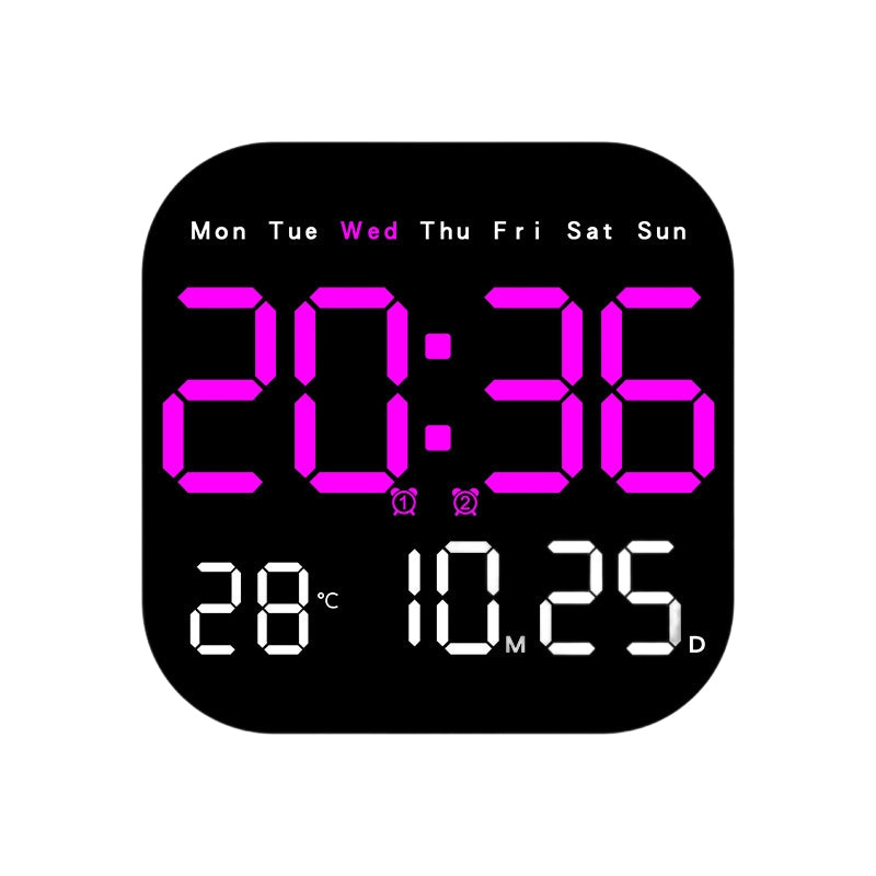 🥳2026 HOT SALE🥳💞50K+ SOLD!💥🕰️🛏️ 50% OFF! Home & Office Digital Clock – Gentle wake-up, no startling alarms! Adjustable brightness, quiet at night. Shows temperature too. A reliable companion for your daily routine. 🌙✨