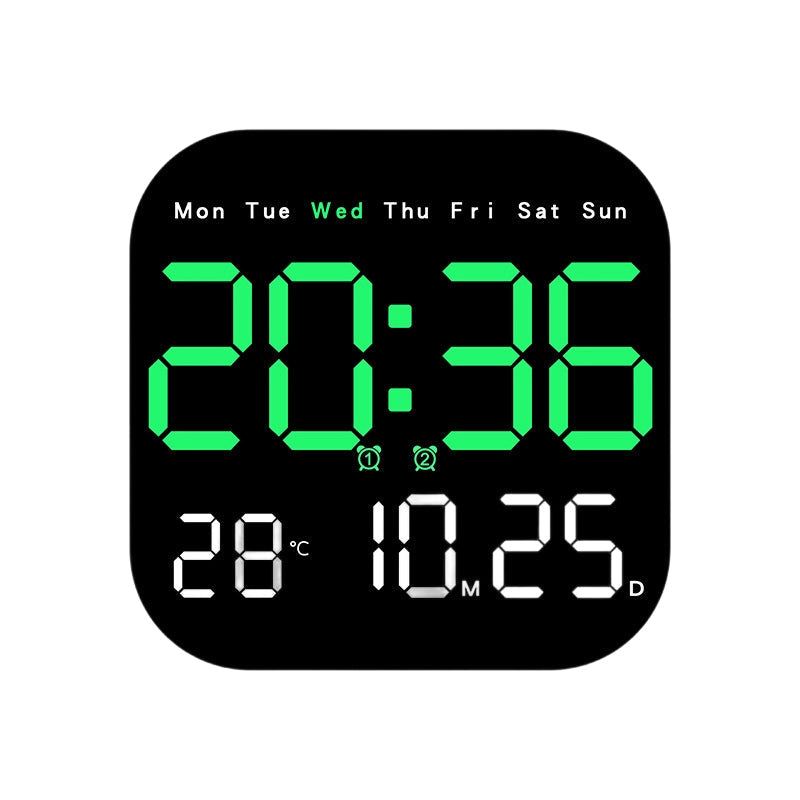 🥳2026 HOT SALE🥳💞50K+ SOLD!💥🕰️🛏️ 50% OFF! Home & Office Digital Clock – Gentle wake-up, no startling alarms! Adjustable brightness, quiet at night. Shows temperature too. A reliable companion for your daily routine. 🌙✨