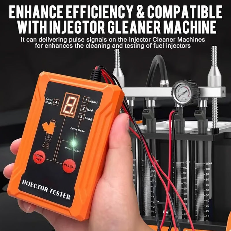 💎 60% OFF! 💎 Professional 4-Mode Fuel Injector Tester & Cleaner Tool – Precise Diagnostics, 12V Convenience & Clear LED Display for On-the-Go Mechanics 🛠️🚗