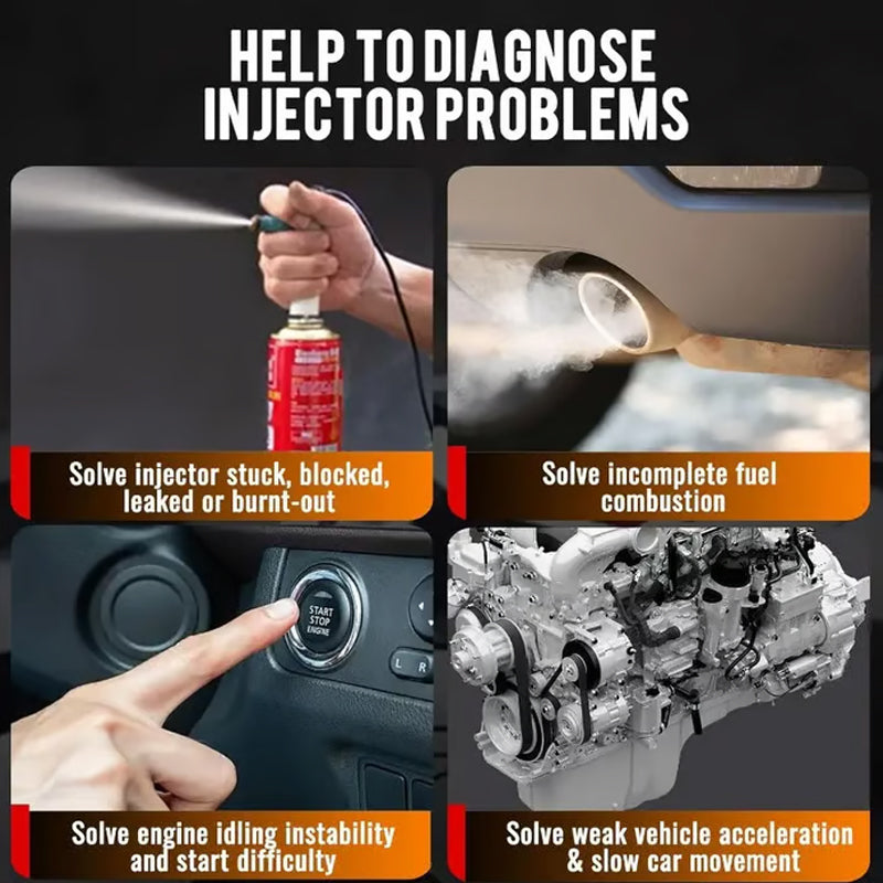 💎 60% OFF! 💎 Professional 4-Mode Fuel Injector Tester & Cleaner Tool – Precise Diagnostics, 12V Convenience & Clear LED Display for On-the-Go Mechanics 🛠️🚗