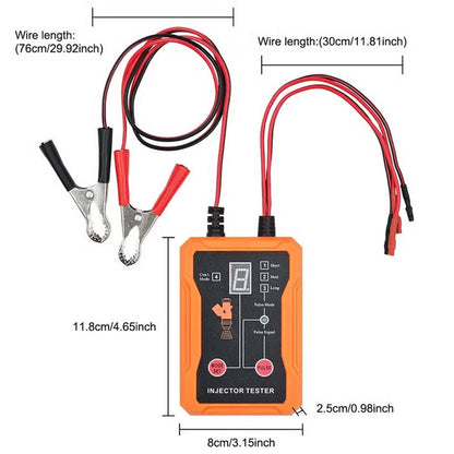 💎 60% OFF! 💎 Professional 4-Mode Fuel Injector Tester & Cleaner Tool – Precise Diagnostics, 12V Convenience & Clear LED Display for On-the-Go Mechanics 🛠️🚗