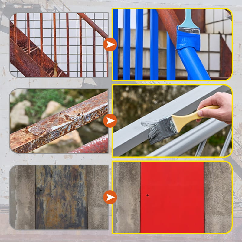 ypzvx BrightIronizer🔥Anti-rust and waterproof metal paint-rust remover