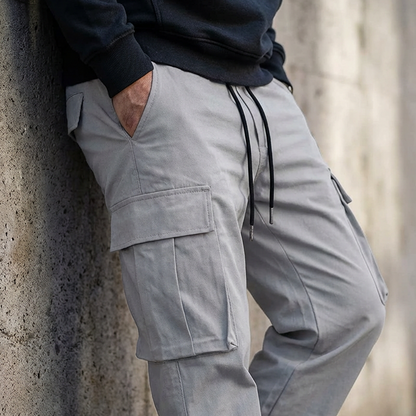 💎 50% OFF! 💎 Men's Casual Cargo Pants – Multi-Pocket, Adjustable Waist & Durable Straight-Leg Fit for Everyday Wear 🎒👖