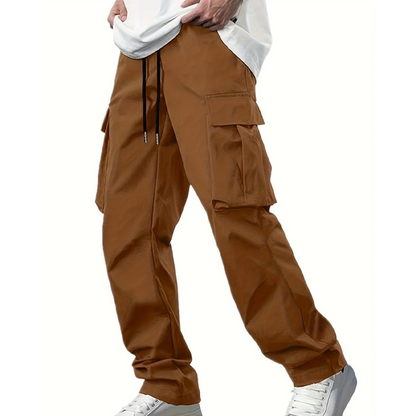 💎 50% OFF! 💎 Men's Casual Cargo Pants – Multi-Pocket, Adjustable Waist & Durable Straight-Leg Fit for Everyday Wear 🎒👖