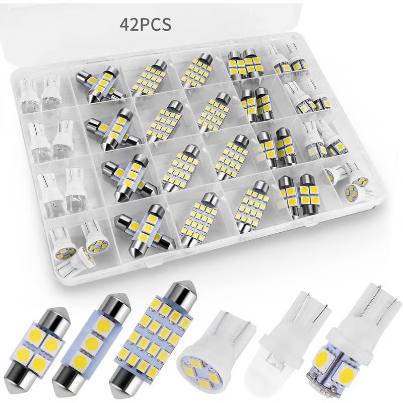 🌞Spring Awakening: 50% discount!💡42-piece super bright LED car interior lighting set - plug & play upgrade for your car ✨