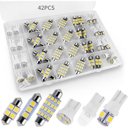 🌞Spring Awakening: 50% discount!💡42-piece super bright LED car interior lighting set - plug & play upgrade for your car ✨