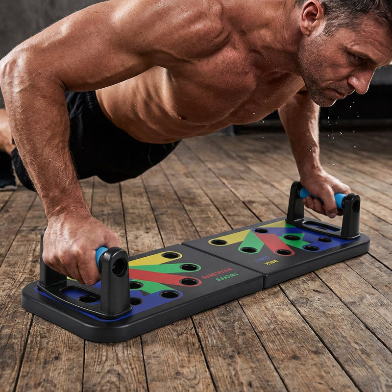 📢📢50% OFF !!!⏰ Multi-Functional Push-Up Board Set – Versatile Workout System, Enhanced Safety & Comfort 🏋️‍♂️💪
